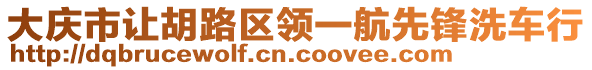 大慶市讓胡路區(qū)領(lǐng)一航先鋒洗車行