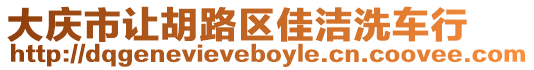 大慶市讓胡路區佳潔洗車行