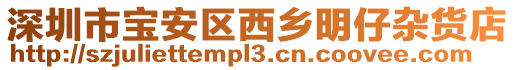 深圳市寶安區西鄉明仔雜貨店
