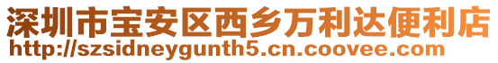 深圳市寶安區西鄉萬利達便利店