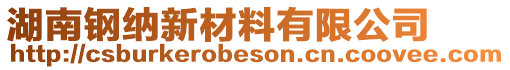 湖南鋼納新材料有限公司