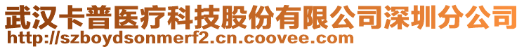 武漢卡普醫(yī)療科技股份有限公司深圳分公司