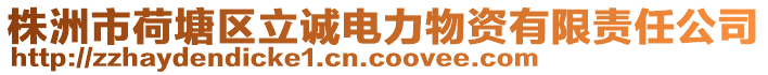 株洲市荷塘區(qū)立誠電力物資有限責任公司