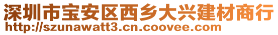 深圳市寶安區(qū)西鄉(xiāng)大興建材商行