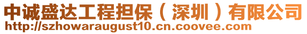 中誠(chéng)盛達(dá)工程擔(dān)保（深圳）有限公司