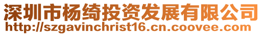深圳市楊綺投資發展有限公司