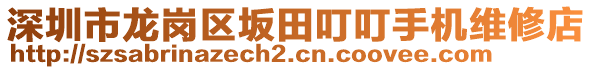 深圳市龍崗區(qū)坂田叮叮手機(jī)維修店