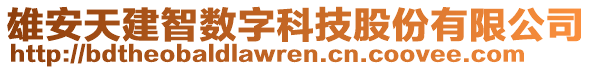 雄安天建智數(shù)字科技股份有限公司