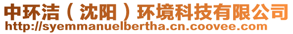 中環潔(沈陽)環境科技有限公司