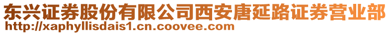 東興證券股份有限公司西安唐延路證券營業(yè)部