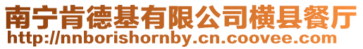 南寧肯德基有限公司橫縣餐廳