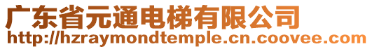 廣東省元通電梯有限公司