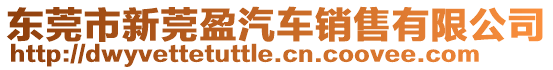 東莞市新莞盈汽車銷售有限公司