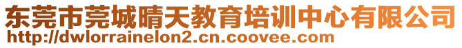 東莞市莞城晴天教育培訓(xùn)中心有限公司