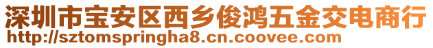 深圳市寶安區(qū)西鄉(xiāng)俊鴻五金交電商行