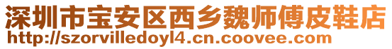 深圳市寶安區(qū)西鄉(xiāng)魏師傅皮鞋店