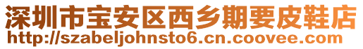 深圳市寶安區(qū)西鄉(xiāng)期要皮鞋店