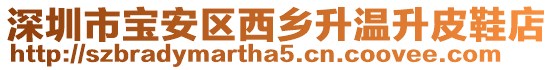 深圳市寶安區西鄉升溫升皮鞋店