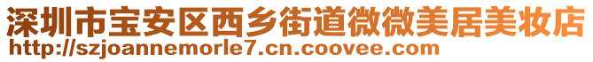 深圳市寶安區(qū)西鄉(xiāng)街道微微美居美妝店
