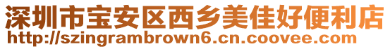 深圳市寶安區西鄉美佳好便利店