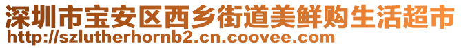 深圳市寶安區西鄉街道美鮮購生活超市