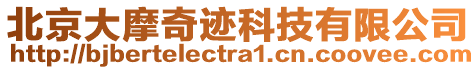 北京大摩奇跡科技有限公司