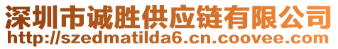深圳市誠勝供應鏈有限公司