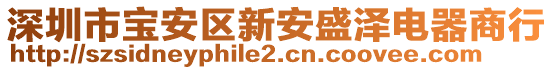 深圳市寶安區(qū)新安盛澤電器商行