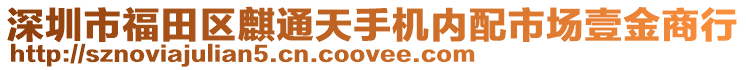 深圳市福田區(qū)麒通天手機內(nèi)配市場壹金商行