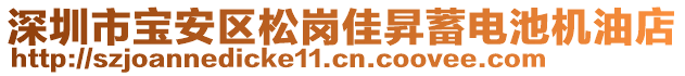 深圳市寶安區(qū)松崗佳昇蓄電池機(jī)油店