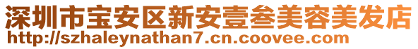 深圳市寶安區(qū)新安壹叁美容美發(fā)店