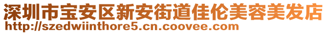 深圳市寶安區(qū)新安街道佳倫美容美發(fā)店