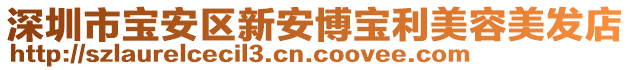 深圳市寶安區(qū)新安博寶利美容美發(fā)店