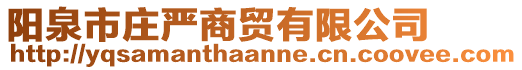 陽(yáng)泉市莊嚴(yán)商貿(mào)有限公司