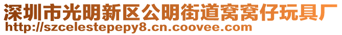 深圳市光明新區(qū)公明街道窩窩仔玩具廠