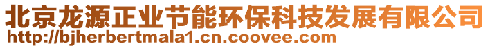 北京龍源正業(yè)節(jié)能環(huán)保科技發(fā)展有限公司