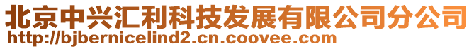 北京中興匯利科技發(fā)展有限公司分公司