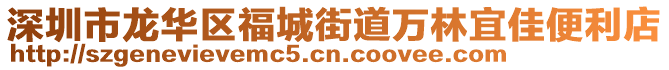 深圳市龍華區(qū)福城街道萬(wàn)林宜佳便利店