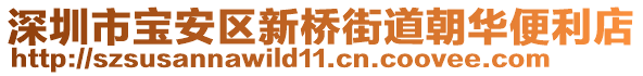 深圳市寶安區(qū)新橋街道朝華便利店