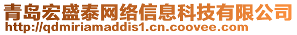 青島宏盛泰網(wǎng)絡(luò)信息科技有限公司