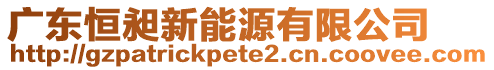 廣東恒昶新能源有限公司