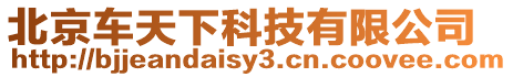 北京車天下科技有限公司