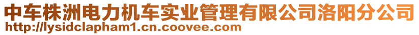 中車株洲電力機(jī)車實業(yè)管理有限公司洛陽分公司