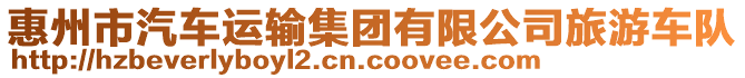 惠州市汽車運輸集團(tuán)有限公司旅游車隊