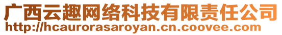 廣西云趣網絡科技有限責任公司