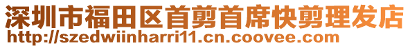 深圳市福田區首剪首席快剪理發店