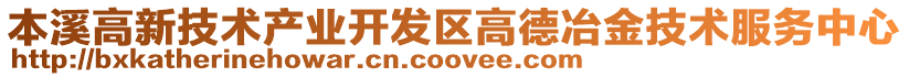 本溪高新技術產業開發區高德冶金技術服務中心