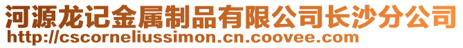 河源龍記金屬制品有限公司長(zhǎng)沙分公司