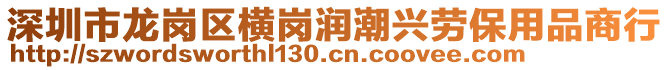 深圳市龍崗區(qū)橫崗潤潮興勞保用品商行