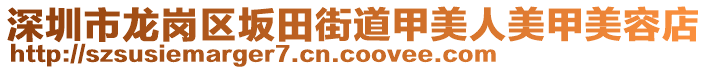 深圳市龍崗區(qū)坂田街道甲美人美甲美容店